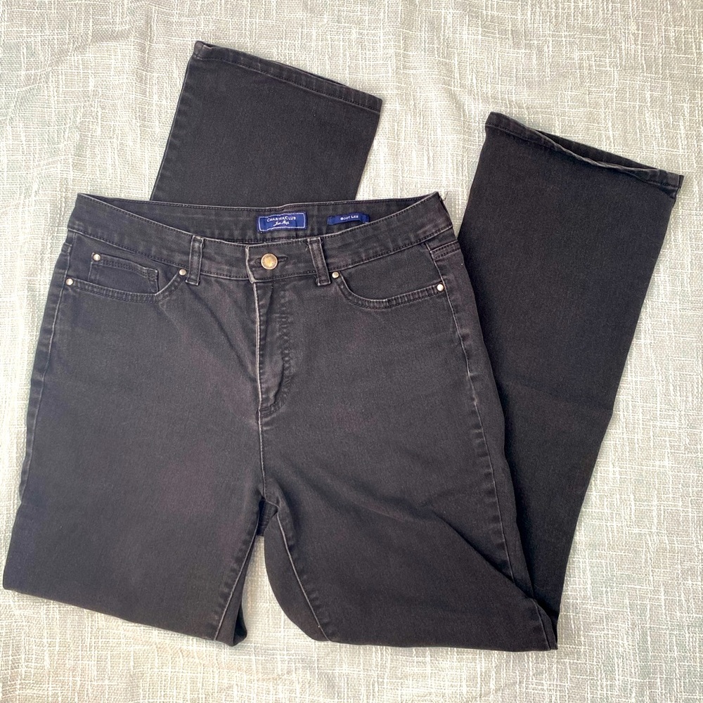 Charter Club Bootcut Black Jeans | Size 10 Stretch Denim